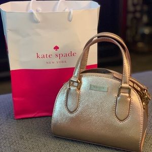 EUC Kate Spade Micro Reiley Laurel Way - Rose Gold